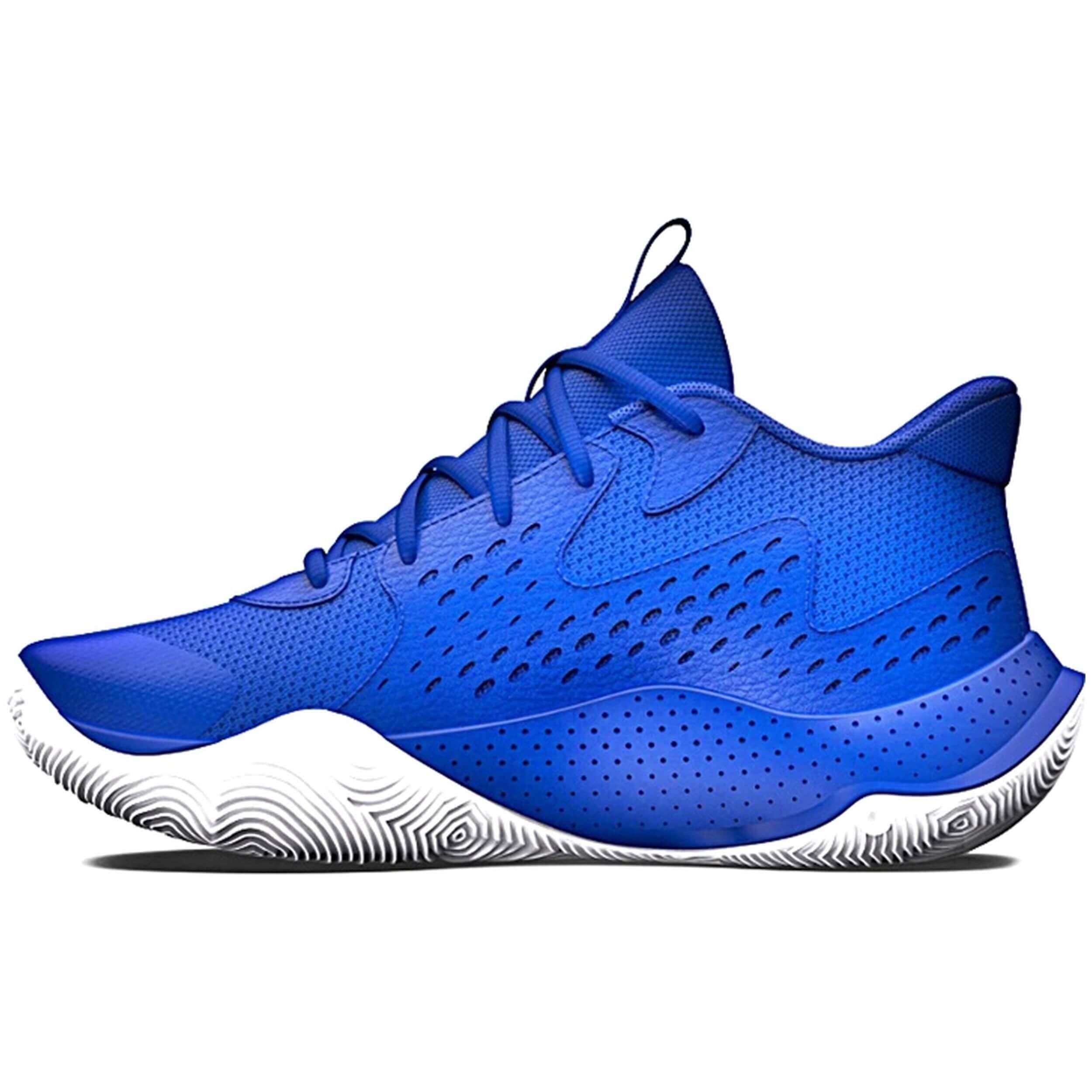 Tênis de basquete Under armour modelo 3026635-400 para crianças 2/5
