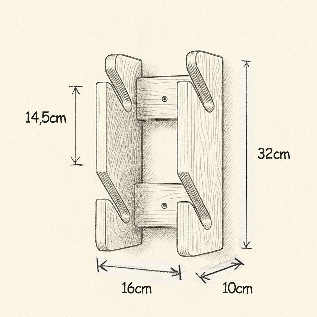 Wieszak John Paddle Snow Rack 2 na deski snowboardowe, kite, wake i skate 2/7