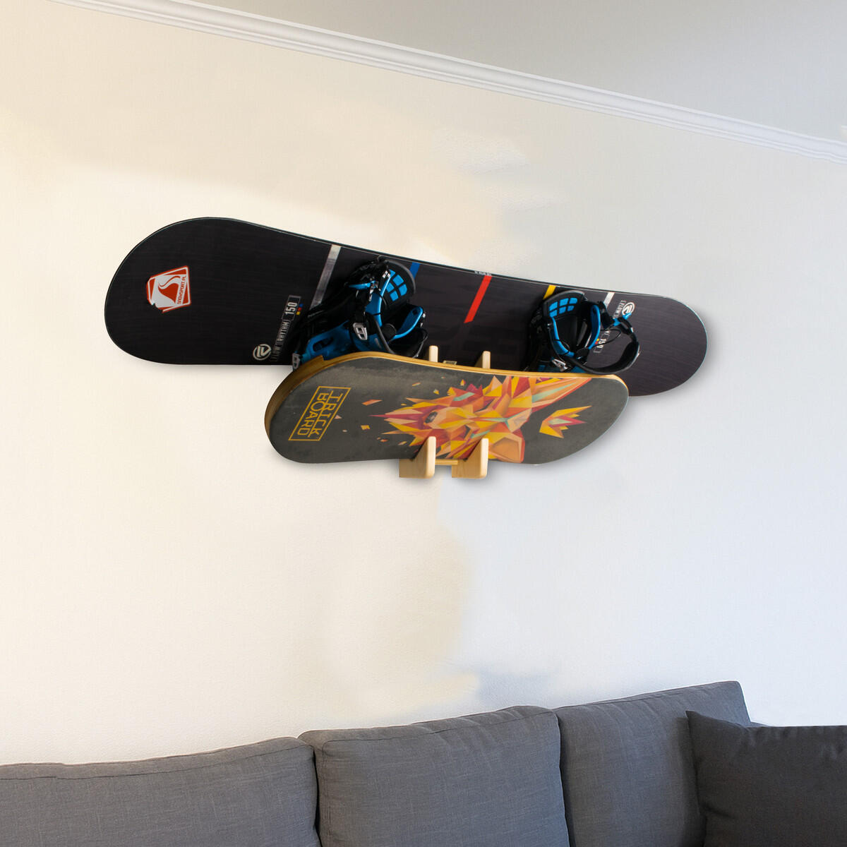 Wieszak John Paddle Snow Rack 2 na deski snowboardowe, kite, wake i skate 5/7