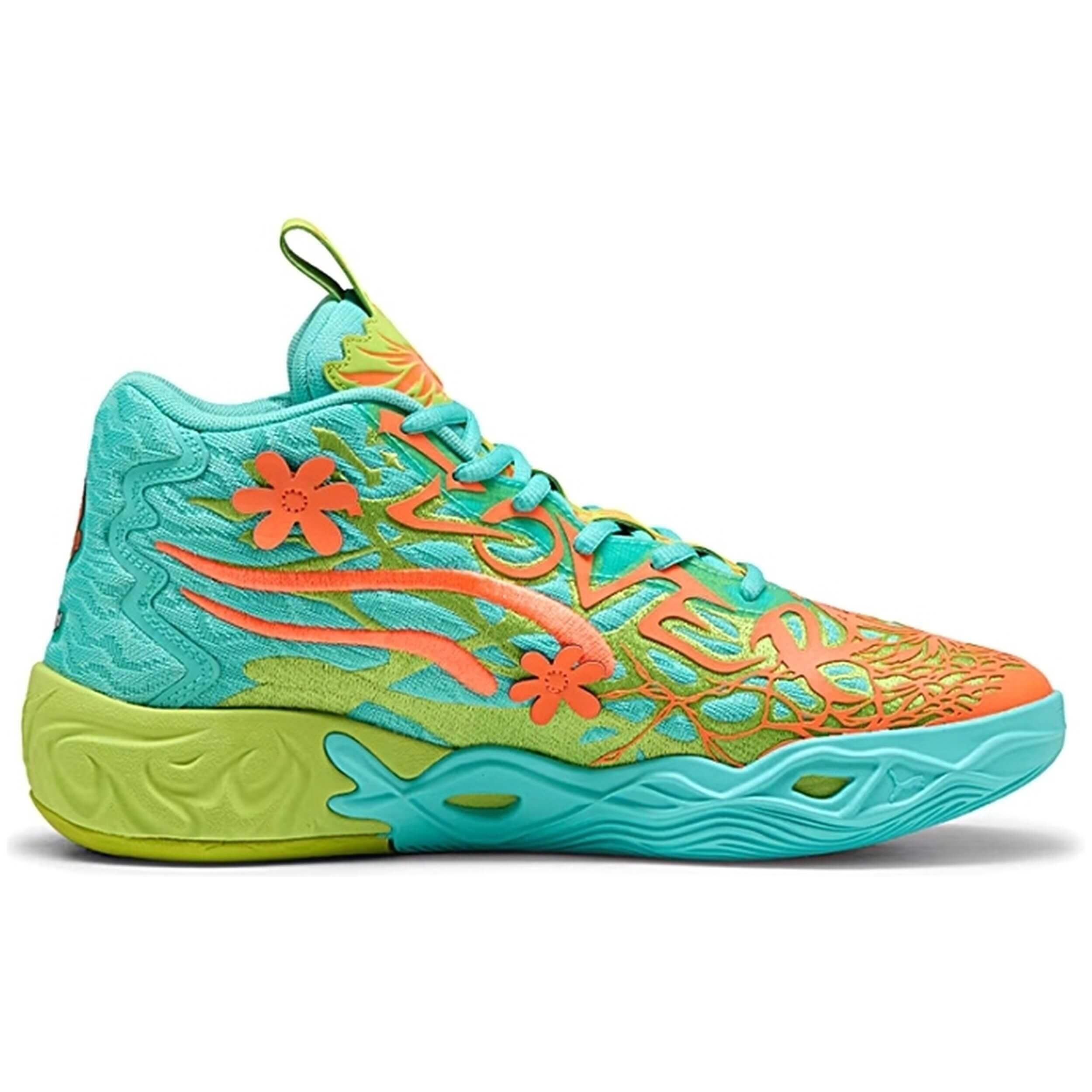 Tênis de basquete Puma modelo 310776-01 para crianças unissex 4/5