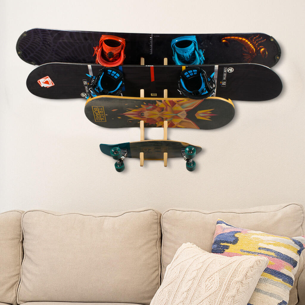 Wieszak John Paddle Snow Rack 4 na deski snowboardowe, kite, wake i skate 4/7