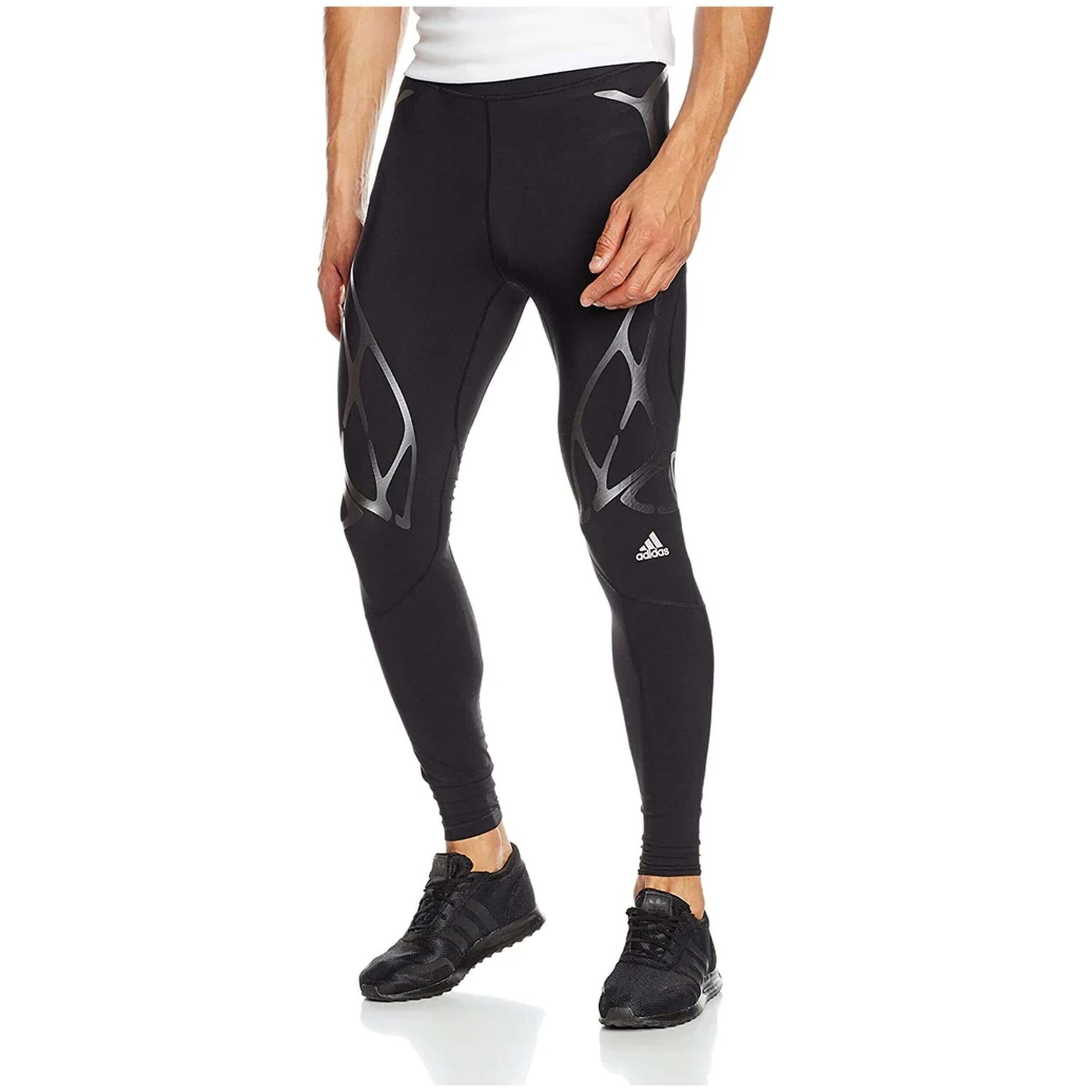 Collants de sport Adidas modèle S93577 pour homme 3/4