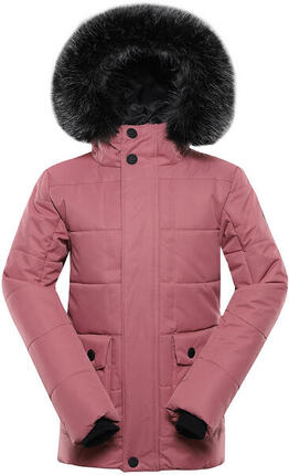 Veste d'hiver imperméable pour enfants Alpine Pro Egypo Pink 164-170