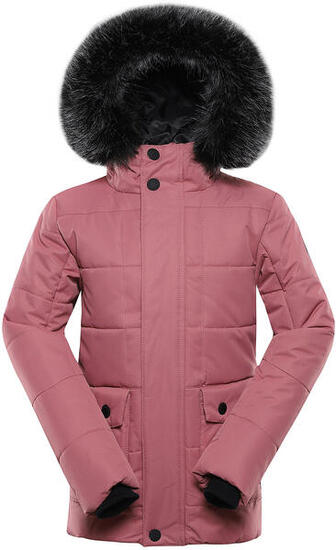 Veste d'hiver imperméable pour enfants Alpine Pro Egypo Pink 164-170
