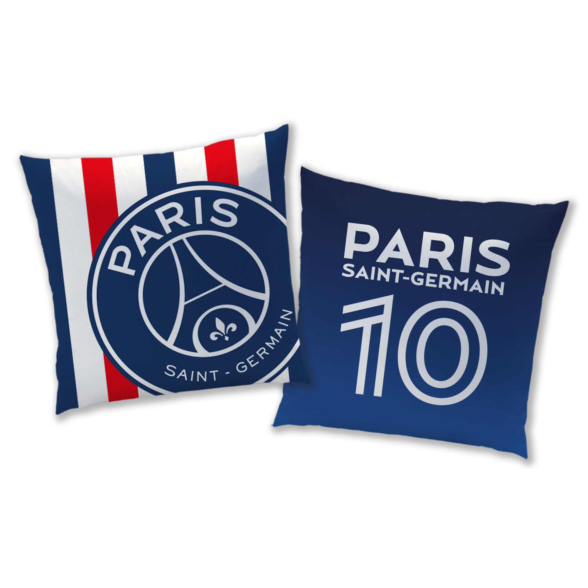 Coussin carré 40x40cm imprimé foot Paris Saint Germain - Rayures 3/3