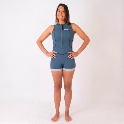 Combinaison Short John ultra stretch 2/2 mm Femme Mellow Sea