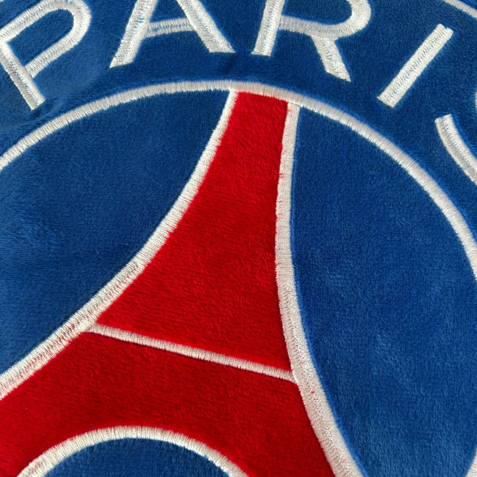 Coussin carré 36x36 cm brodé football Paris Saint Germain - Logo 3/3