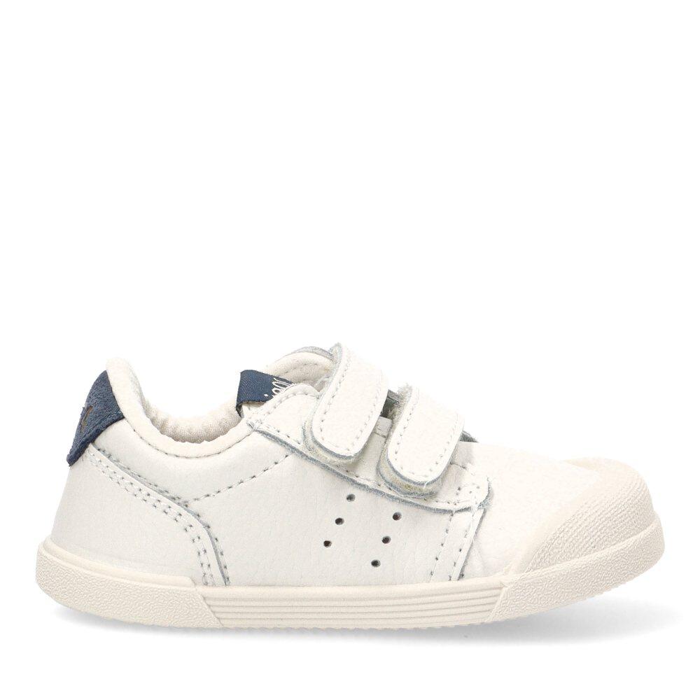 bleu denim / blanc