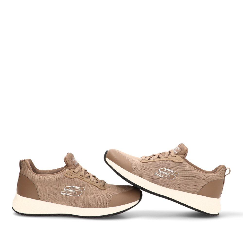 Deportivas Casual Mujer Suela Plana - Modelo 77222ec Taupe 5/6