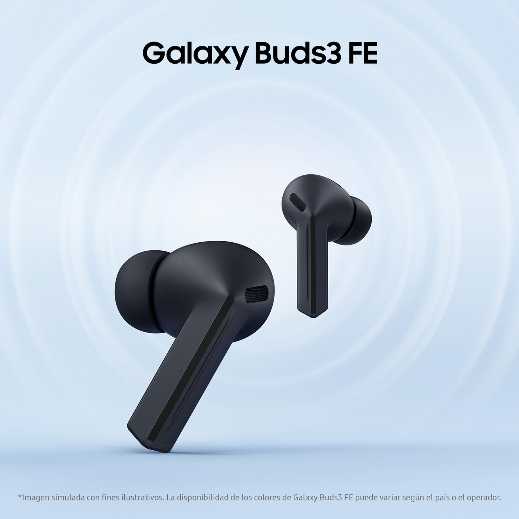 Galaxy Buds3 Fe Auriculares Samsung Negros Con Cancelación Activa De Ruido 2/6