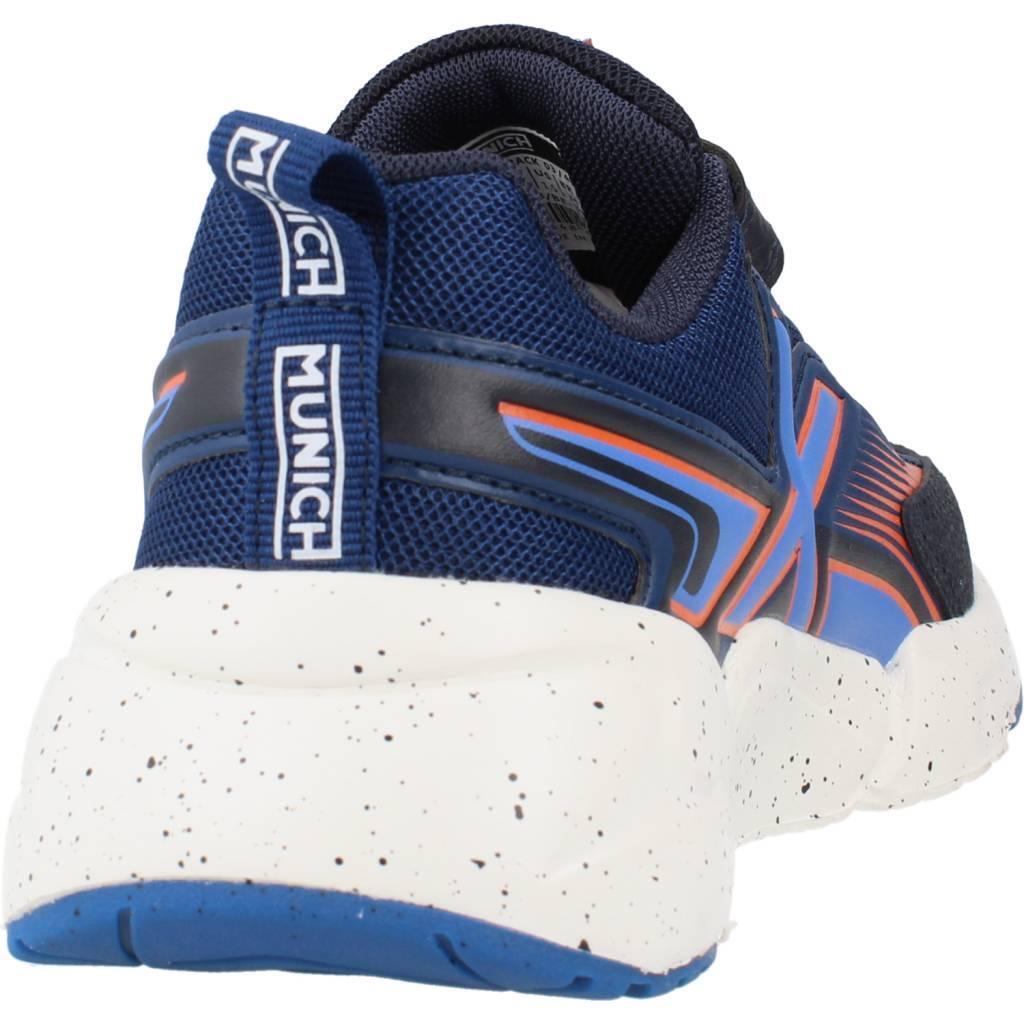Baskets Munich Modèle Super Track Couleur Bleu 3/5