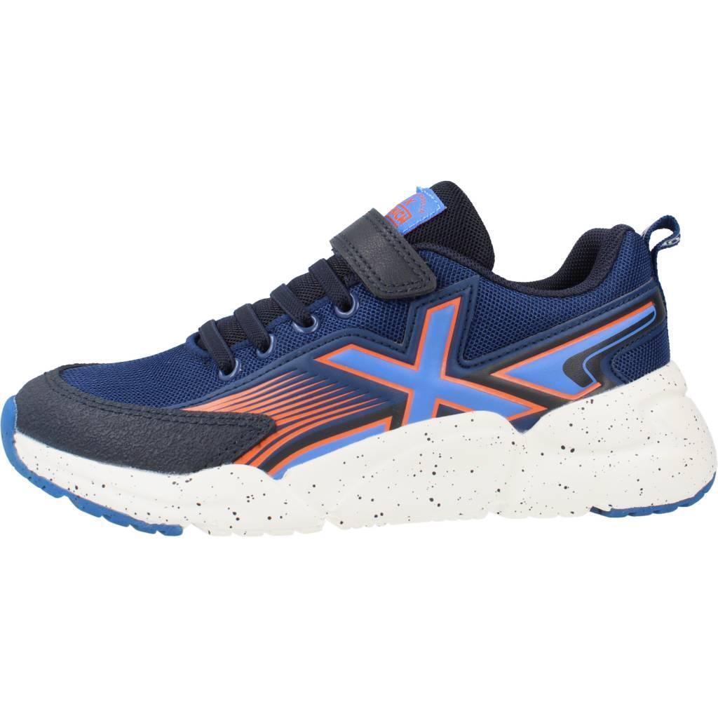 Baskets Munich Modèle Super Track Couleur Bleu 2/5