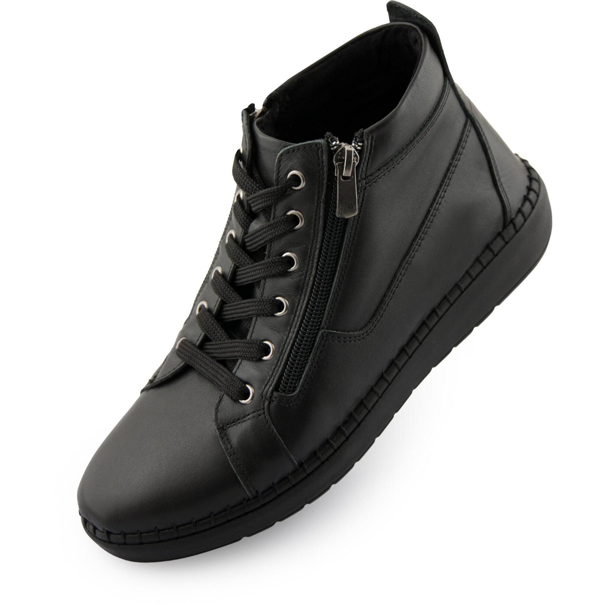 Enell - Chaussures D'Apprentissage Des Dames Nell 7026 Noir - Taille 39 Cuir Élégant - Baskets - Noir - Decathlon