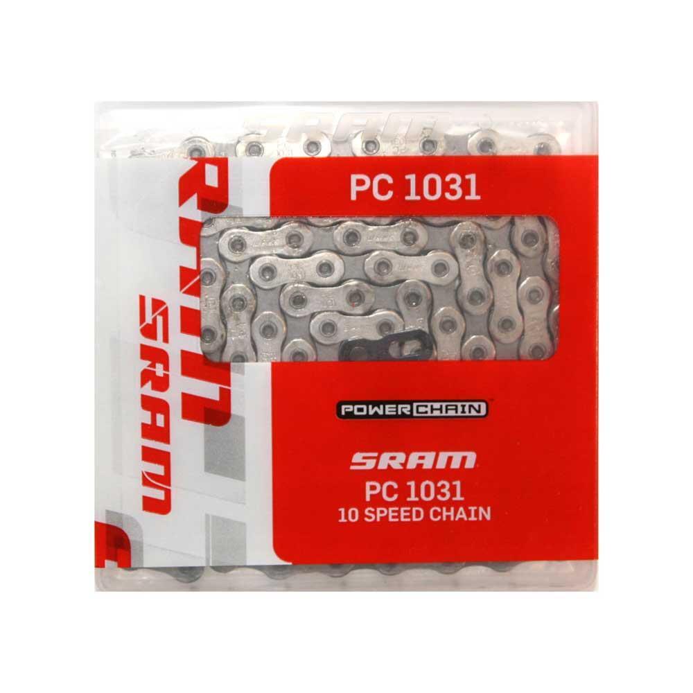 SRAM PC 1031 10 Speed Power Link Bicycle Chain 114 Links - Grey