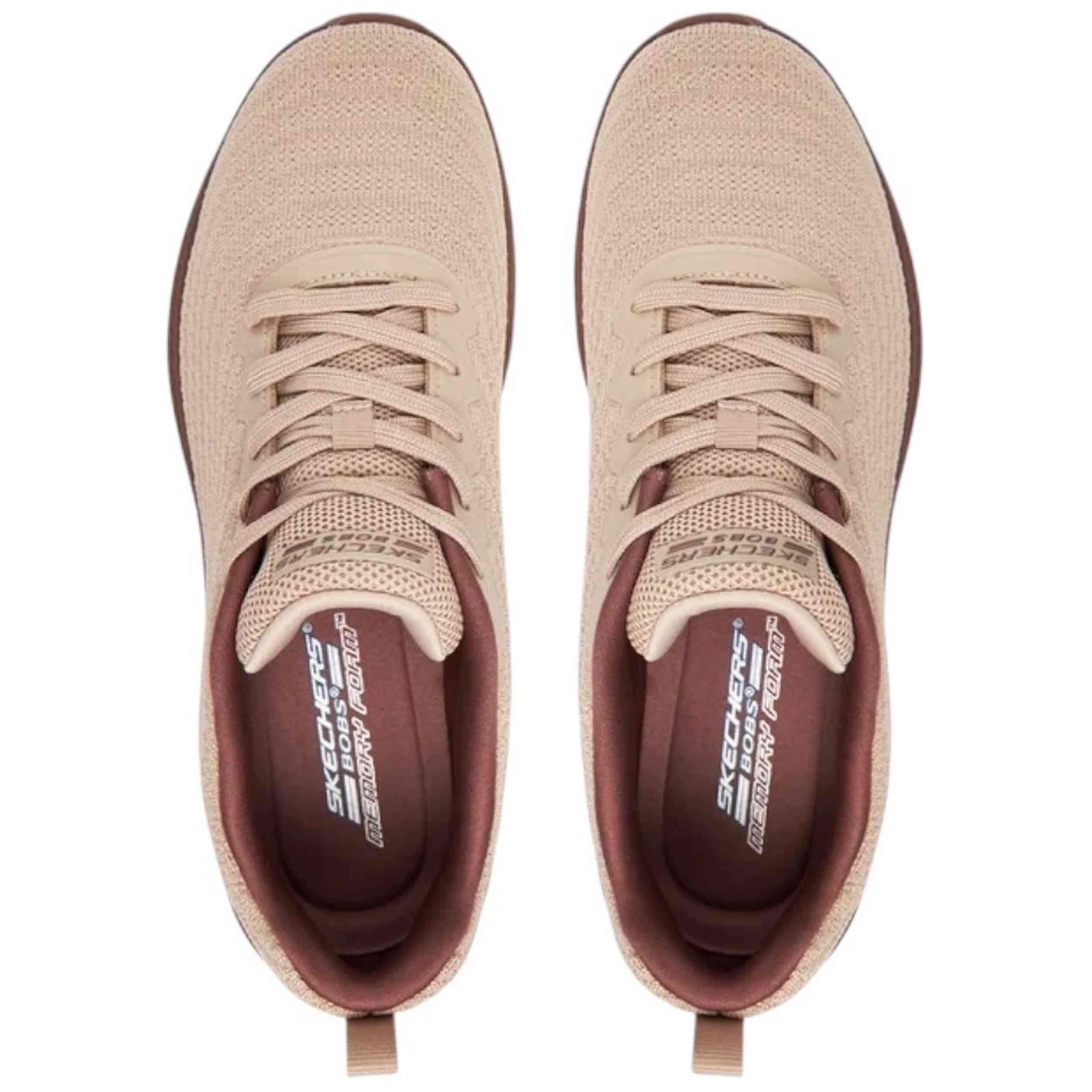 Deportivas Running Mujer Suela Plana - Modelo 117731 Natural 3/6