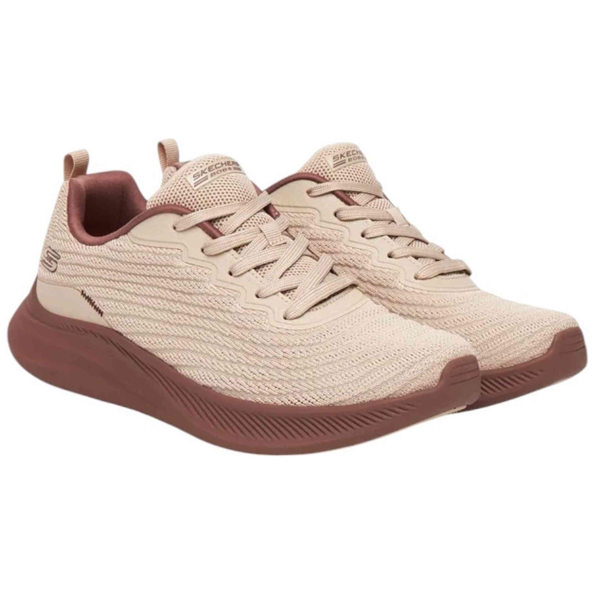 Deportivas Running Mujer Suela Plana - Modelo 117731 Natural 2/6