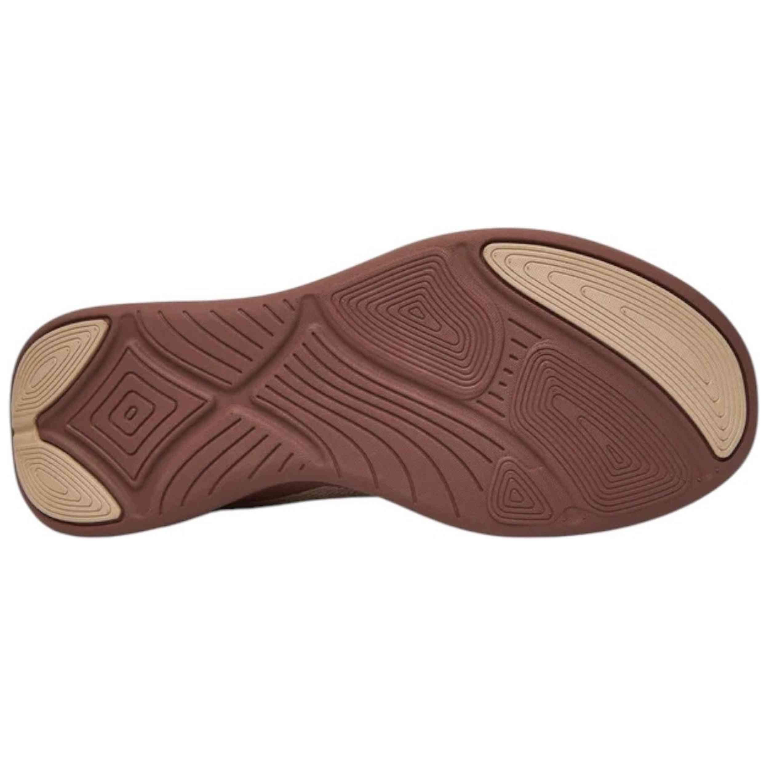 Deportivas Running Mujer Suela Plana - Modelo 117731 Natural 5/6