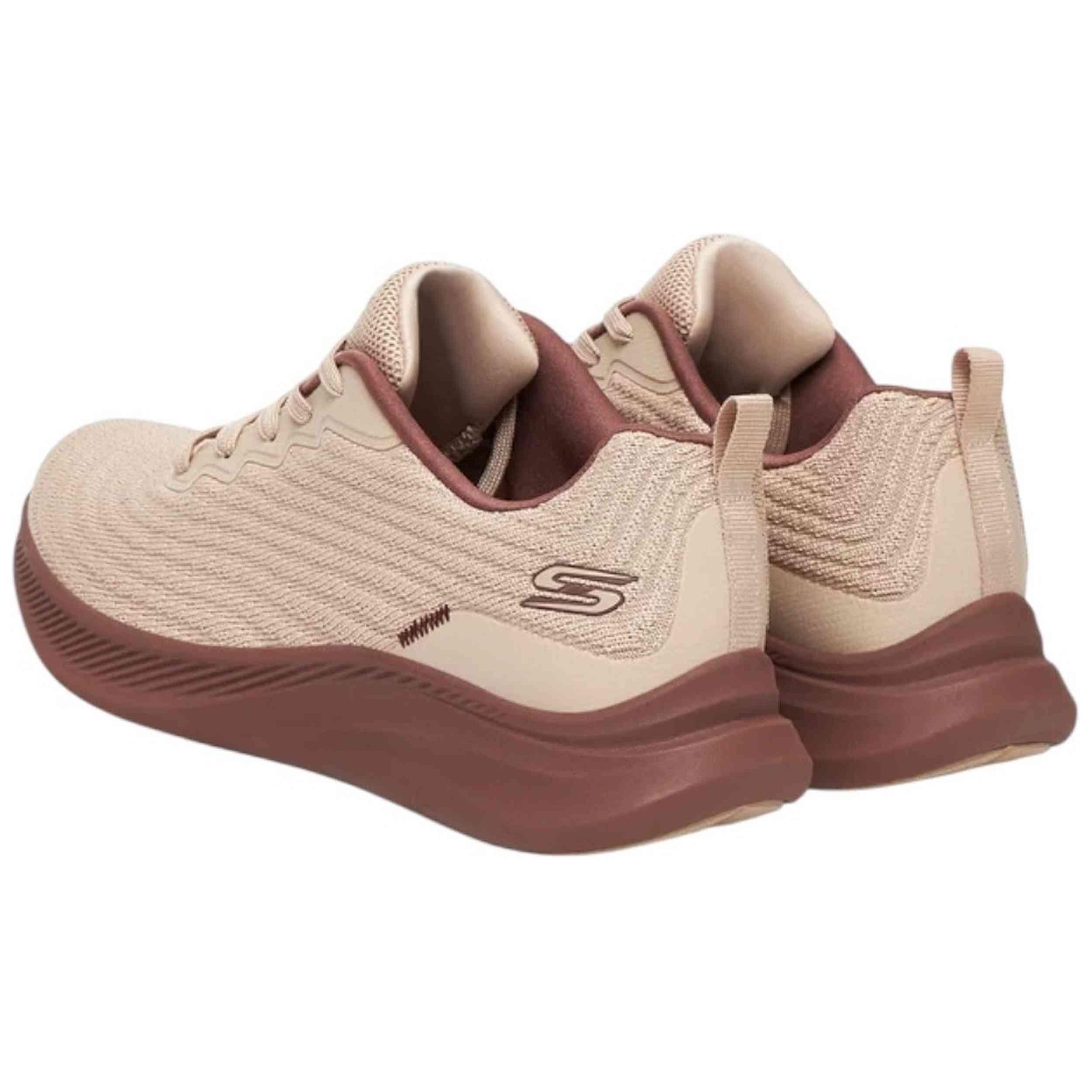 Deportivas Running Mujer Suela Plana - Modelo 117731 Natural 4/6