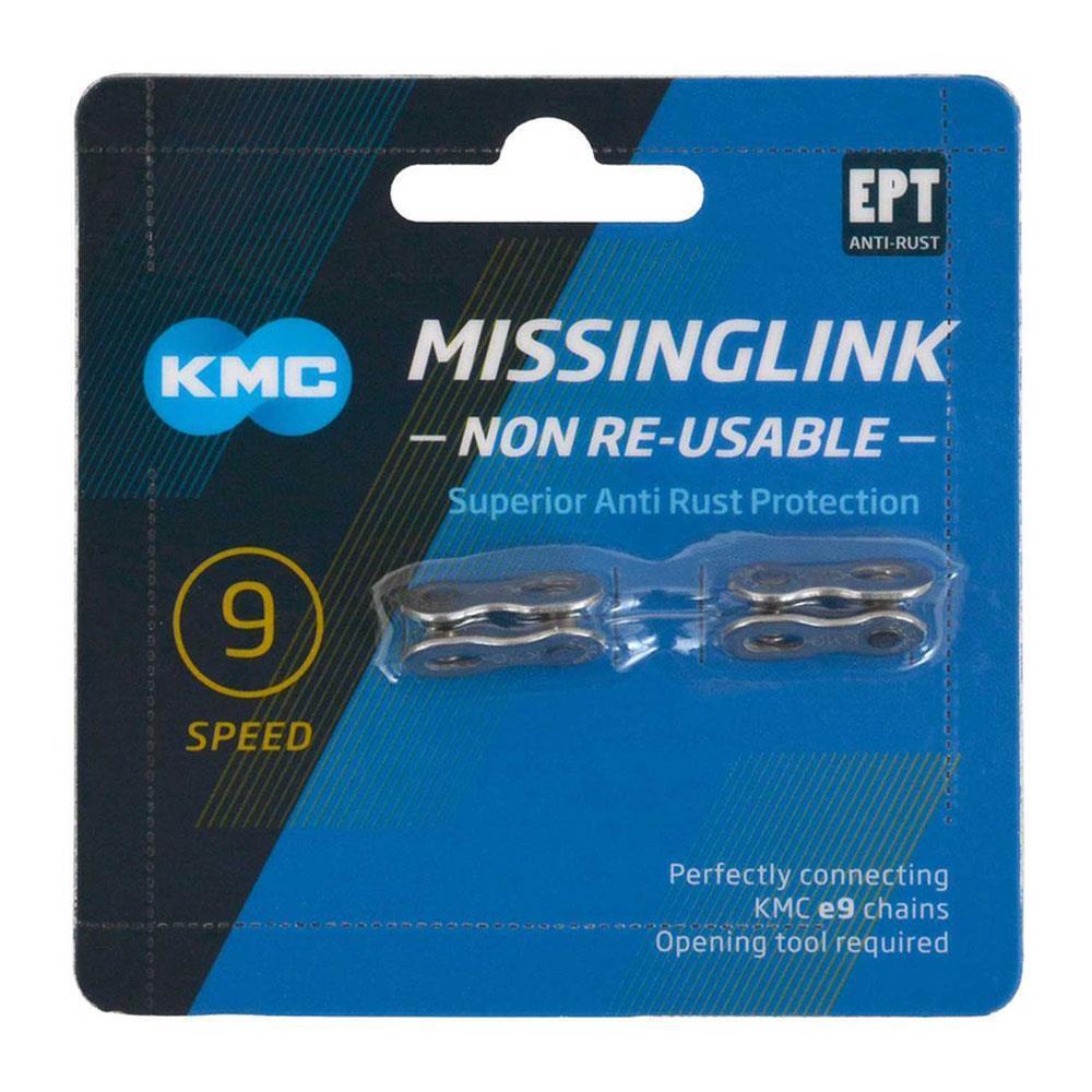 KMC Missinglink 9R Silber EPT 2 Stück f. Ketten 6,6mm,9-fach C09EPTR00 2/7