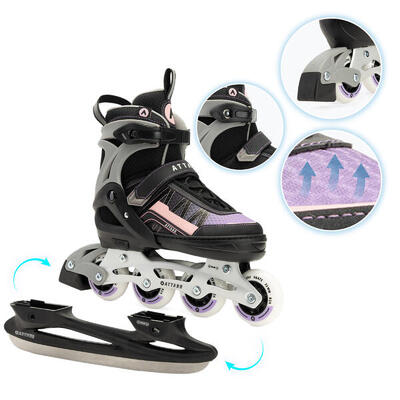 Łyżworolki dziecięce ATTABO Bladeroll 2 w 1 regulowane