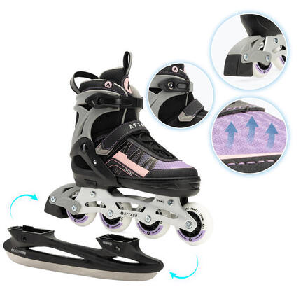 Łyżworolki dziecięce ATTABO Bladeroll 2 w 1 regulowane