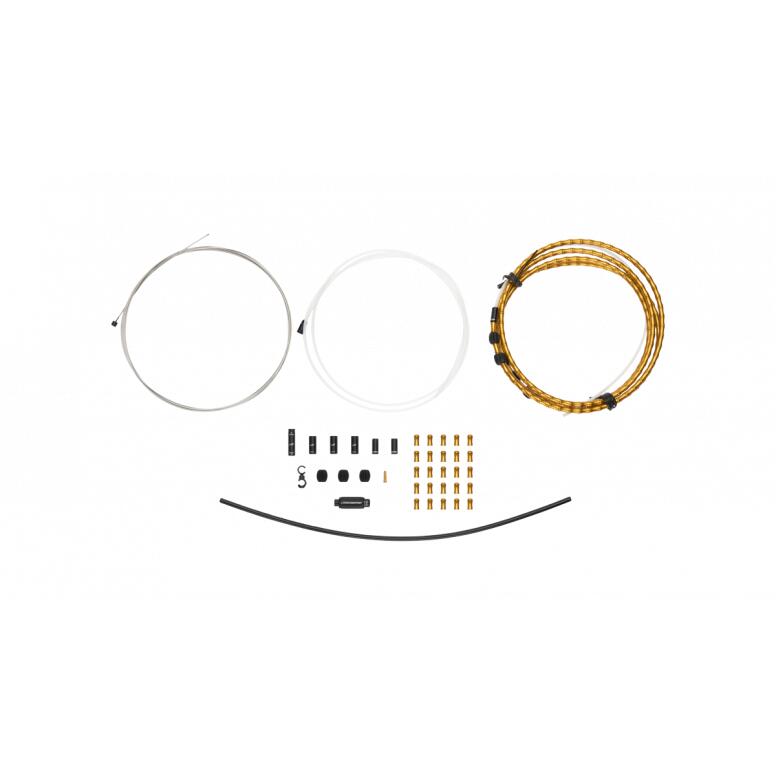 Kit Câble et Gaine pour Dérailleur Jagwire 1x Elite Link Shift Kit Or 2/7