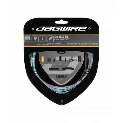 Jagwire schakelkabelset 2x elite ltd. celeste