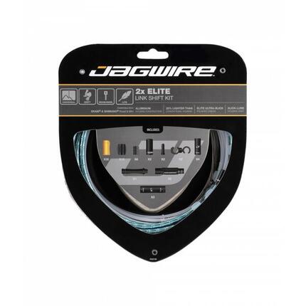 Jagwire kit de câbles de dérailleur 2X Elite Ltd. Celeste