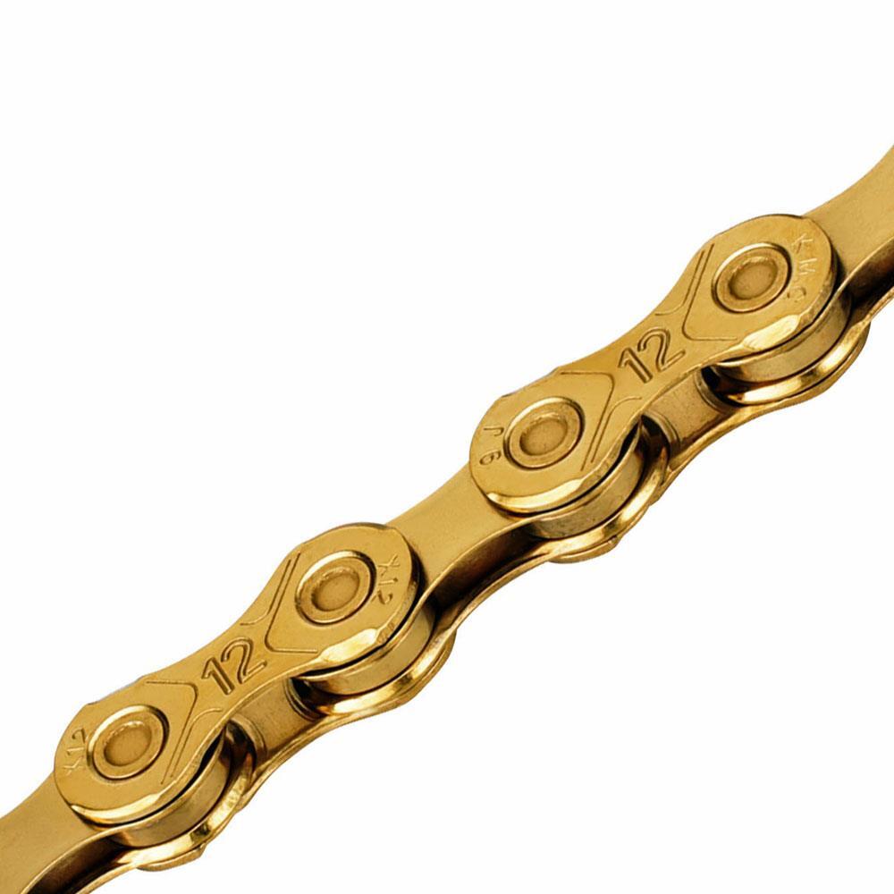 KMC X12 Ti-N Gold Fahrradkette mit 126 Gliedern 3/4