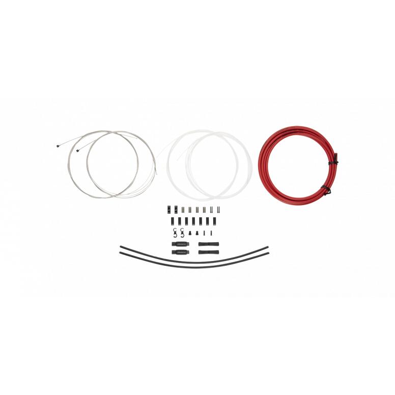 Kit Câbles et Gaine Jagwire 2x Elite Sealed Shift Kit Rouge 2/4
