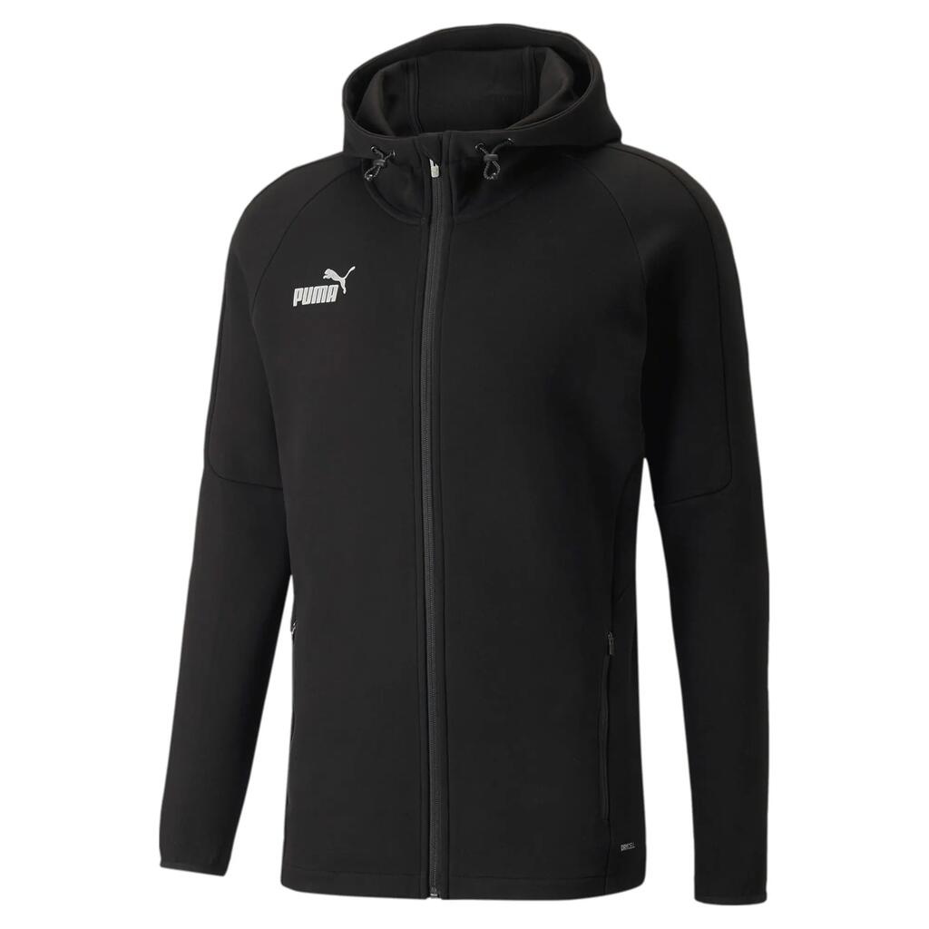 Mens TeamFINAL Casuals Full Zip Hoodie (Black)