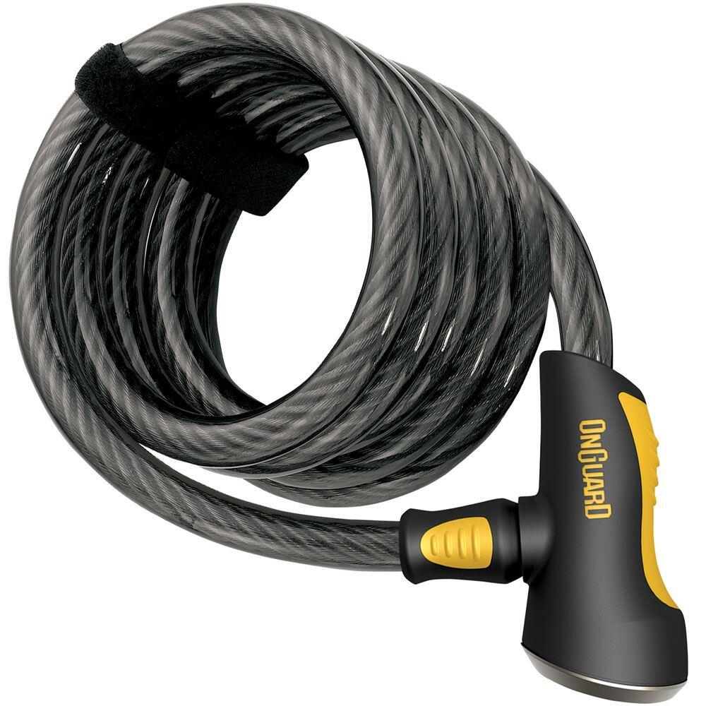 Onguard Spiralkabelschl. Dobermann 8028 Länge 185cm, Ø12mm, schwarz 4/7