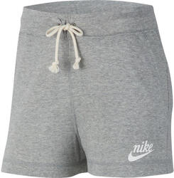 Shorts femme Nike Gym Vintage, gris-vert, L