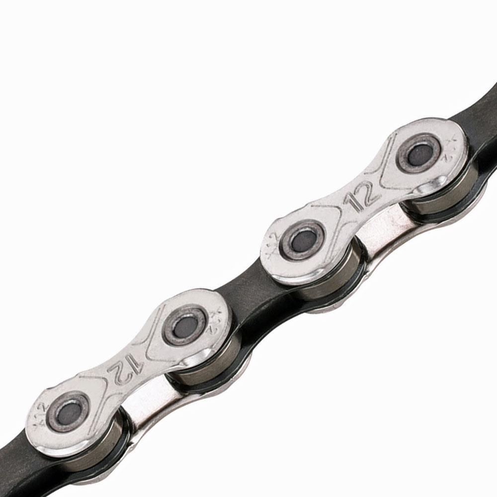 KMC Chaîne X12 argent/noir pour 12 vitesses 126 maillons 2/7
