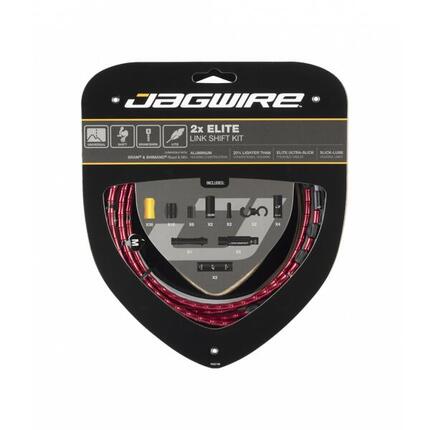 Jagwire 2x Elite Link Shift Kit Red