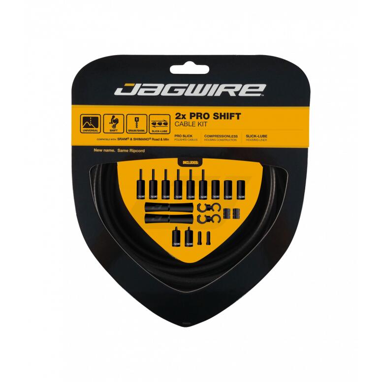 Jagwire 2x Pro Shift Kit Stealth Black 1/7