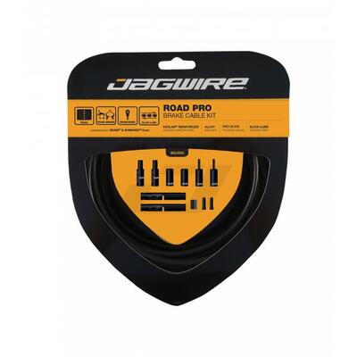 Remkabelset road pro brake - stealth black