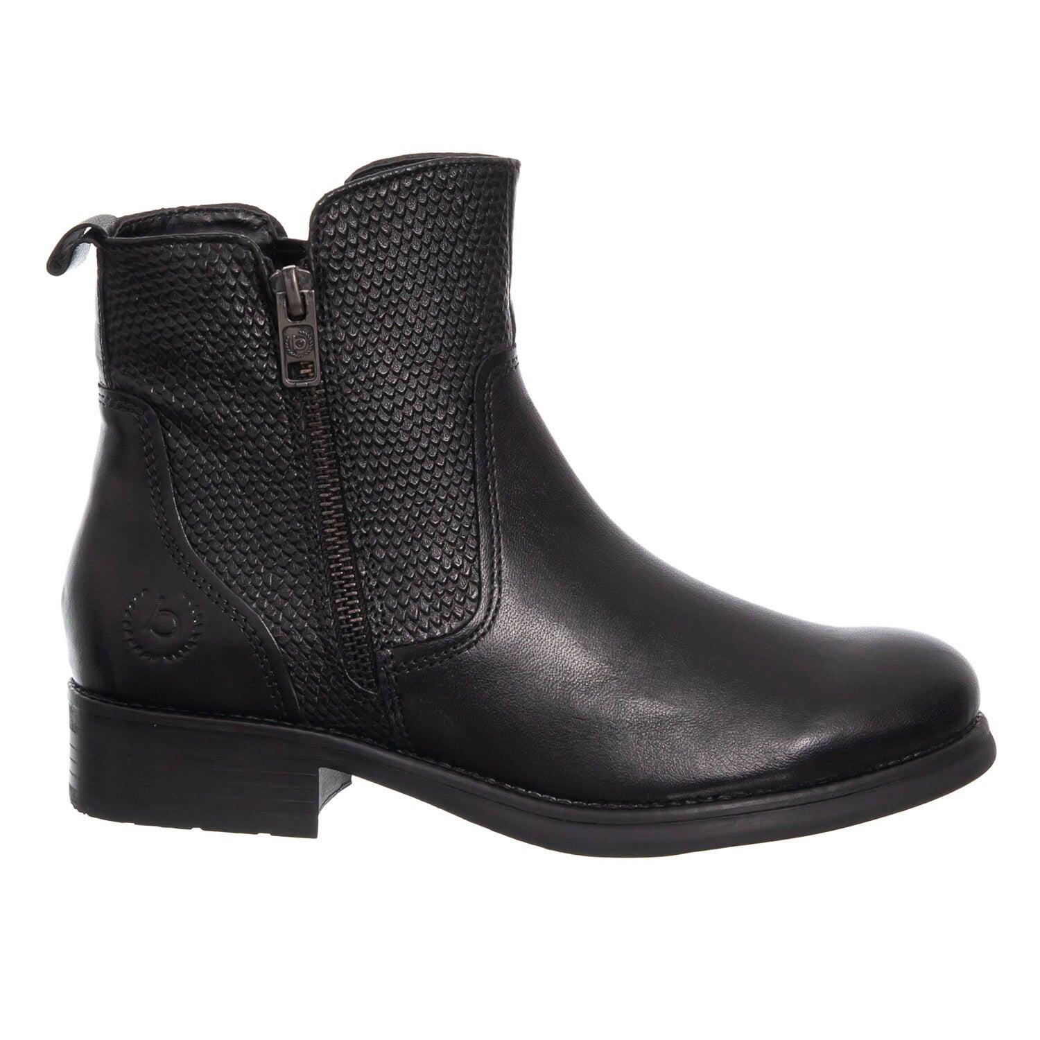 Bugatti - Bugatti Bottines Femme Cuir Véritable, Noir - Zln 0839 - Bottes - Noir - Decathlon