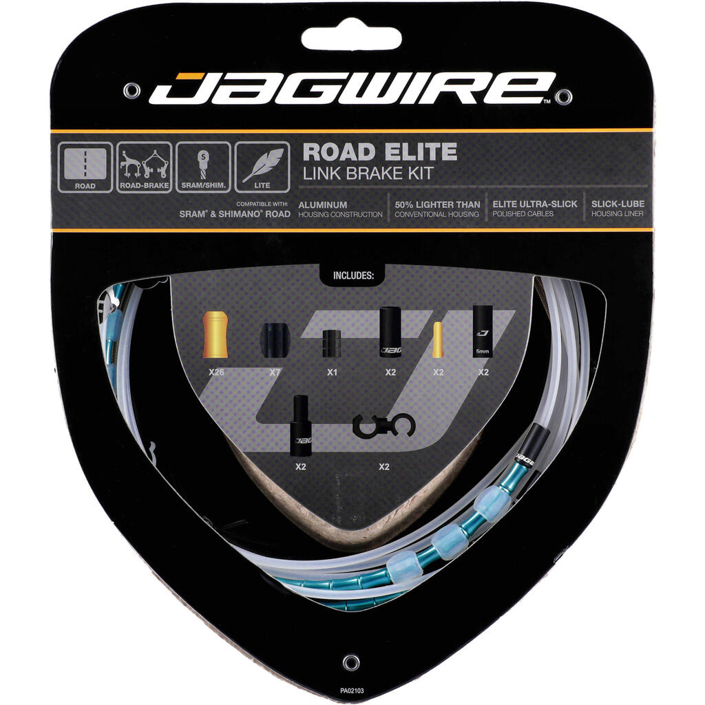 Jagwire Elite Link Road Brake Cable Kit Celeste