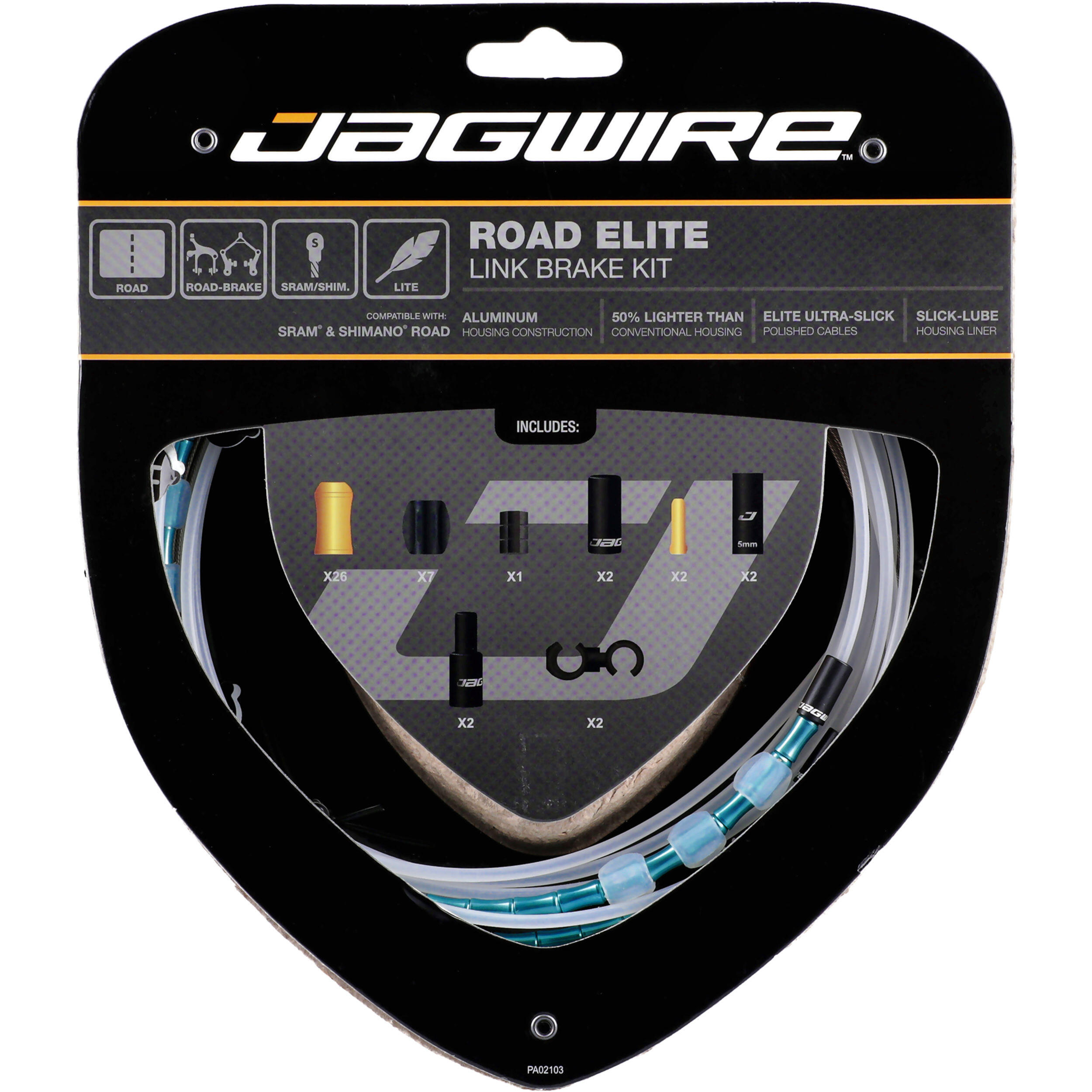 JAGWIRE Kit cavi freno Jagwire Road Elite Link