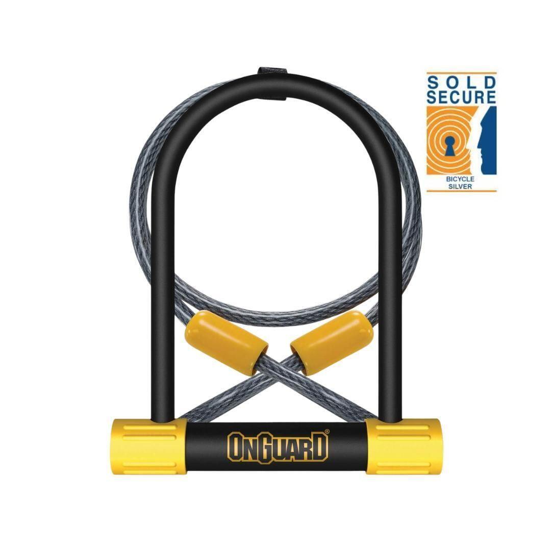 Onguard - Antivol U Onguard Bulldog Dt-115mmx230mmx13mm+120cmx10mm - Verrou - Jaune|noir - Taille Unique - Decathlon