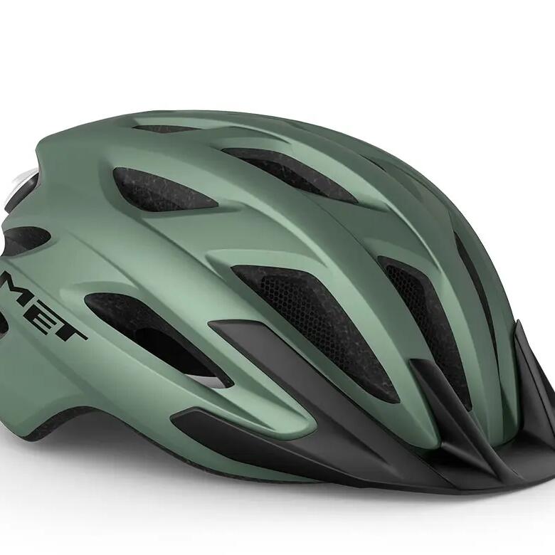 MET Crossover MIPS All round Bike Helmet - Sage Green