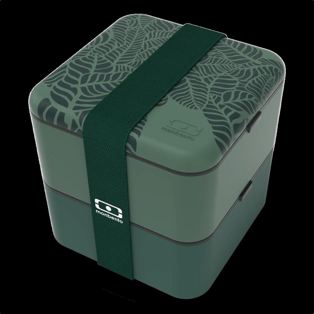 Lunch box 2x850ml - 1.7L|Adult|Office, picnic|Made in France|Square