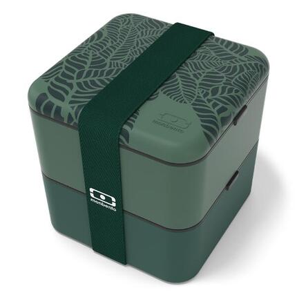 Lunchbox 2x850ml - 1,7L|Volwassenen|Kantoor, picknick|Made in France|Square