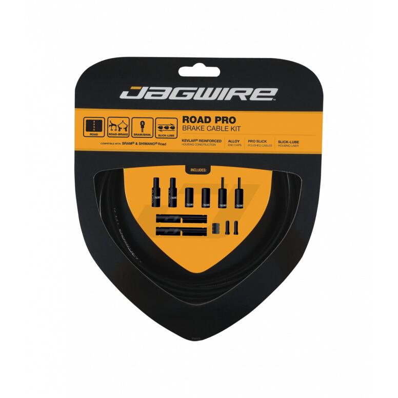 Jagwire Road Pro Brake Cable Kit Black