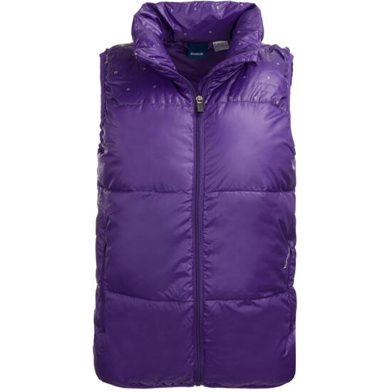 Damska pikowana kamizelka Reebok XS – ametyst