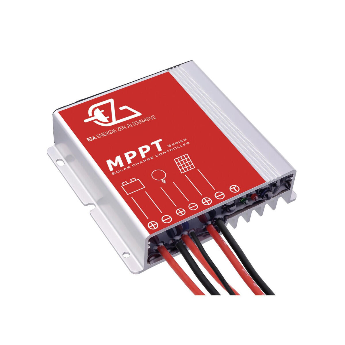 EZA Régulateur Solaire MPPT Bluetooth 10A pour Panneau Solaire 1/2