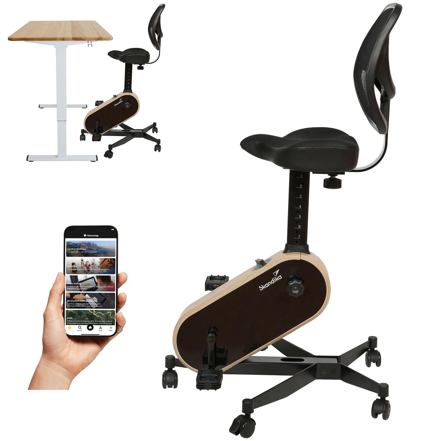 SKANDIKA Office bike pro home office kompatibilní s aplikací Kinomap