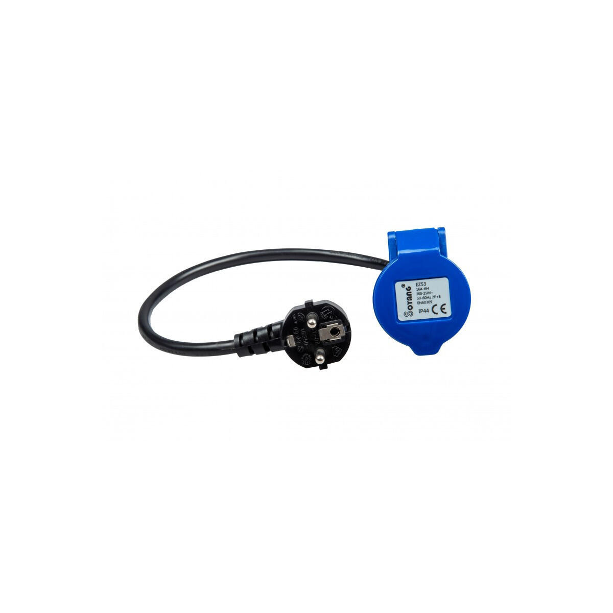 Pack Enrouleur de câble électrique Camping 3600W 25M P17 + Adaptateur Femelle 3/3