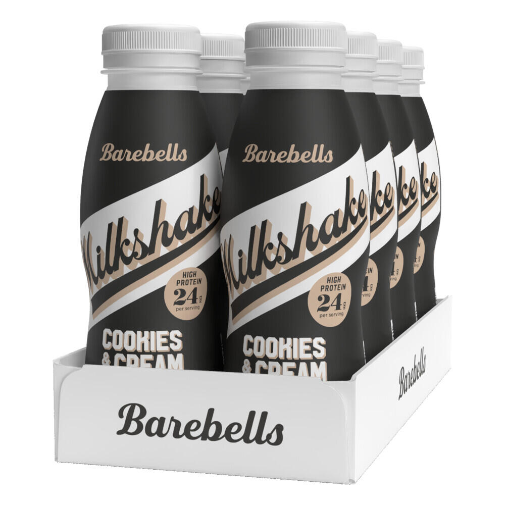 Barebells - Boissons Protéinées - Milkshake - Biscuits Et Crème Pack De 8 - Shake Protéiné - Decathlon